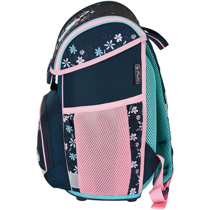 Herlitz Schulranzen Loop Plus Unicorn, 50037377, Für Mädchen, Blau / Rosa, 4-teiliges Set 8 Herlitz Schulranzen Loop Plus Unicorn, 50037377, Für Mädchen, Blau / Rosa, 4-teiliges Set – Bild 6