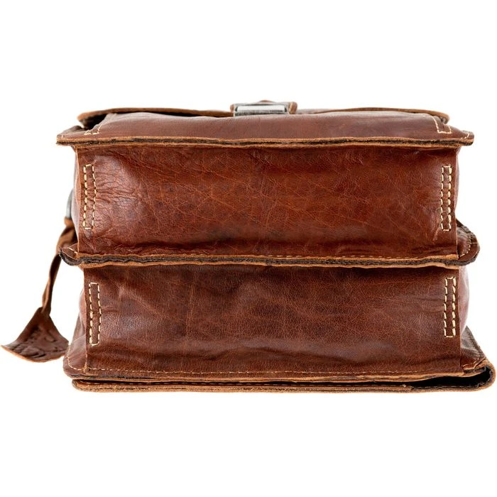 Alpenleder Umhängetasche Galileo, Echt Leder, 21 X 28 X 15cm, Brandy 7 Alpenleder Umhängetasche Galileo, Echt Leder, 21 X 28 X 15cm, Brandy – Bild 5