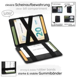 GenTo Geldbörse Vegas, Kunstleder, Schwarz Soft, Magic Wallet, RFID Schutz, Münzfach Mit Druckknopf 9 GenTo Geldbörse Vegas, Kunstleder, Schwarz Soft, Magic Wallet, RFID Schutz, Münzfach Mit Druckknopf -Eastpak Shop 031a378db1473d8659594c28fa63f6c938ab098e geldboerse gento vegas kunstleder schwarz soft