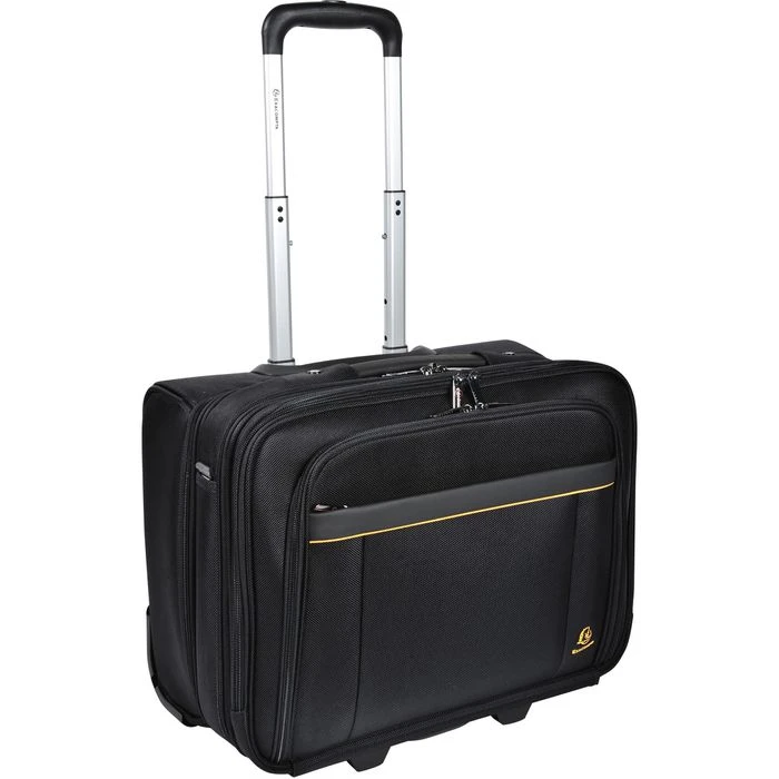 Exacompta Business-Trolley Exactive Exatrolley, 18534E, Polyester, Mit Laptopfach, Schwarz, 45L 3 Exacompta Business-Trolley Exactive Exatrolley, 18534E, Polyester, Mit Laptopfach, Schwarz, 45L