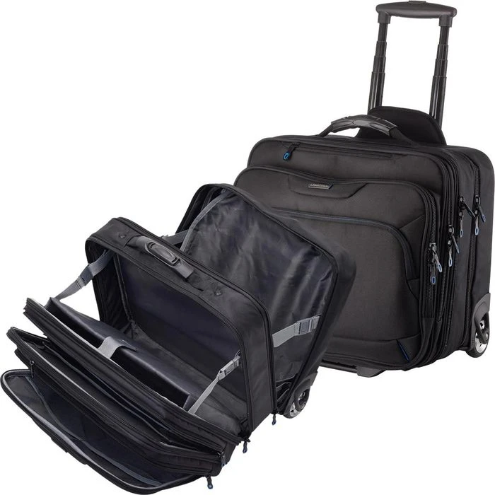 LightPak Business-Trolley Executive Line Bravo 2, Nylon, Mit Laptopfach, Schwarz 5 LightPak Business-Trolley Executive Line Bravo 2, Nylon, Mit Laptopfach, Schwarz – Bild 3