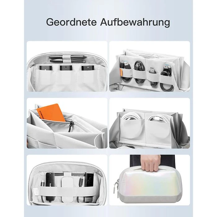 Inateck Kulturbeutel AB03007, 2 Liter, Breite 26cm, Polyester, Aurora 6 Inateck Kulturbeutel AB03007, 2 Liter, Breite 26cm, Polyester, Aurora – Bild 4