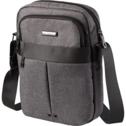LightPak Umhängetasche Epsilon 46164, Polyester, 21 X 29 X 5cm, Grau