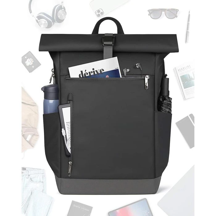 Inateck Laptop-Rucksack BP01003, Roll-Top, Bis 17 Zoll / 43,18 Cm, Polyester 7 Inateck Laptop-Rucksack BP01003, Roll-Top, Bis 17 Zoll / 43,18 Cm, Polyester – Bild 5