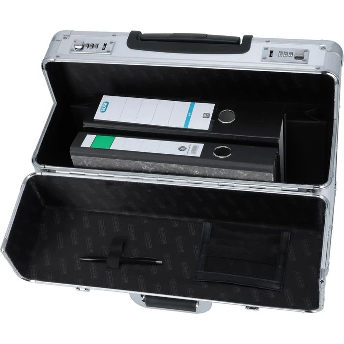 Alumaxx Pilotenkoffer Omega 45122, Trolley, Aluminium, Mit Laptopfach, Silber 4 Alumaxx Pilotenkoffer Omega 45122, Trolley, Aluminium, Mit Laptopfach, Silber – Bild 2