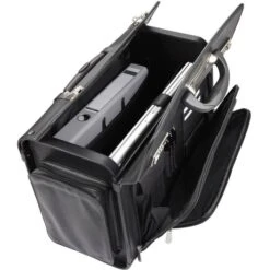 Alternative view of Dermata Pilotenkoffer 7056P, Trolley, Synthetik, Mit Laptopfach, Schwarz