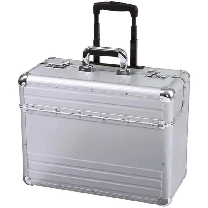 Alumaxx Pilotenkoffer Omega 45122, Trolley, Aluminium, Mit Laptopfach, Silber 3 Alumaxx Pilotenkoffer Omega 45122, Trolley, Aluminium, Mit Laptopfach, Silber