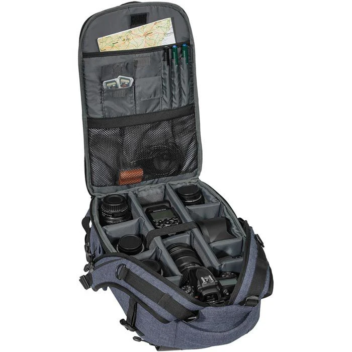 Pedea Kamerarucksack Fashion, Tabletfach, Regenhülle, Grau 7 Pedea Kamerarucksack Fashion, Tabletfach, Regenhülle, Grau – Bild 5
