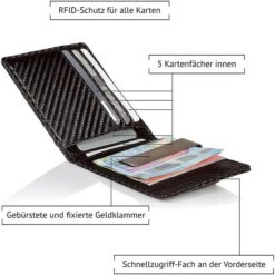 Kronenschein Geldbörse GKM-01C, Kunstleder, Carbon, Slim Wallet Herren RFID Schutz Kompaktes Münzfach 10 Kronenschein Geldbörse GKM-01C, Kunstleder, Carbon, Slim Wallet Herren RFID Schutz Kompaktes Münzfach -Eastpak Shop 1bc5a35a3fd339b330454d818c5a0ea81f232b66 geldboerse kronenschein gkm 01c kunstleder carbon