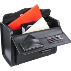 Alassio Pilotenkoffer Silvana 92705, Trolley, Echtes Leder, Mit Laptopfach, Schwarz -Eastpak Shop 1df39ee032857ddc9b75128a98b12210dacd0993 pilotenkoffer alassio silvana 92705 trolley