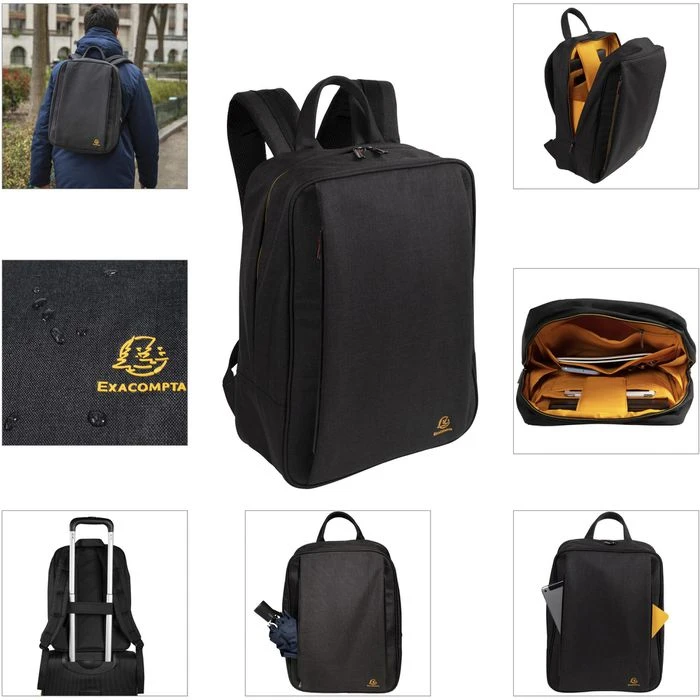 Exacompta Laptop-Rucksack Exactive Smart, 17934E, Bis 14 Zoll / 35,6 Cm, Polyester 9 Exacompta Laptop-Rucksack Exactive Smart, 17934E, Bis 14 Zoll / 35,6 Cm, Polyester – Bild 7