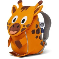 Affenzahn Kinderrucksack Giraffe, Kleiner Freund, Orange, 1-3 Jahre, 4 Liter, 250g