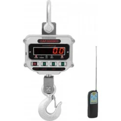 Steinberg-Systems Kranwaage SBS-KW-5TE, Mit Fernbedienung, Teilung 1kg/2kg, Bis 5000kg