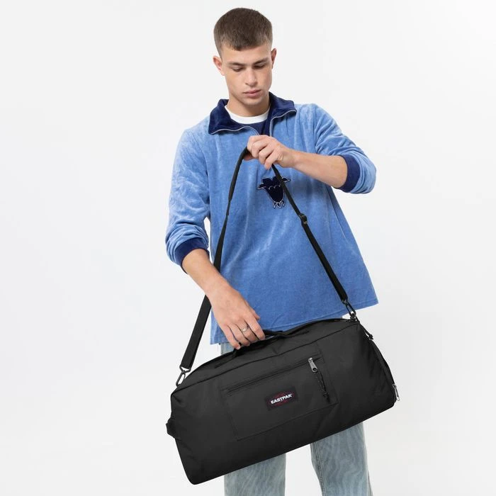 Eastpak Reisetasche Duffl'R M, Polyester, Schwarz, 36 Liter, 53cm, Größe S 8 Eastpak Reisetasche Duffl'R M, Polyester, Schwarz, 36 Liter, 53cm, Größe S – Bild 6