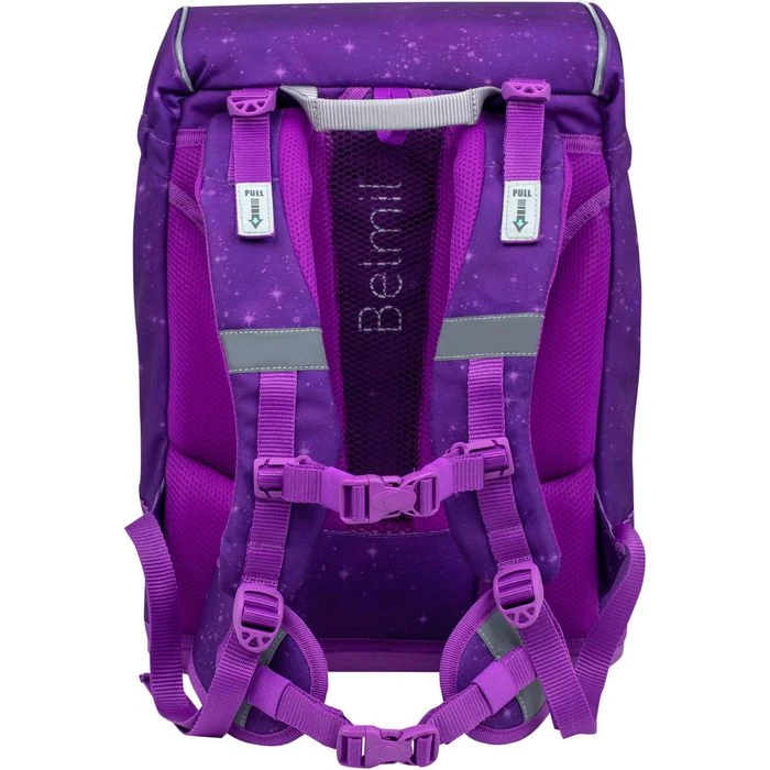 Belmil Schulranzen Motion Purple Sky 405-74/S, Für Mädchen, Lila, 5-teiliges Set 7 Belmil Schulranzen Motion Purple Sky 405-74/S, Für Mädchen, Lila, 5-teiliges Set – Bild 5