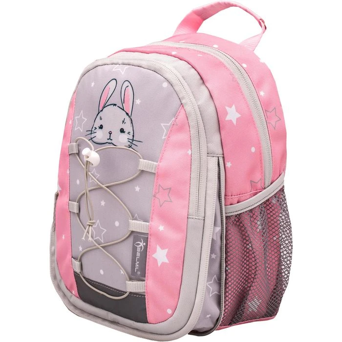 Belmil Kinderrucksack Mini Kiddy Woodland Rabbit, 305-9, Rosa / Grau, 1-3 Jahre, 6,5 Liter, 260g 7 Belmil Kinderrucksack Mini Kiddy Woodland Rabbit, 305-9, Rosa / Grau, 1-3 Jahre, 6,5 Liter, 260g – Bild 5