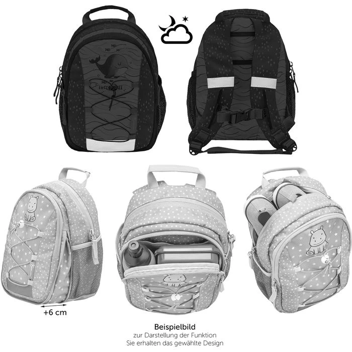 Belmil Kinderrucksack Mini Kiddy Woodland Rabbit, 305-9, Rosa / Grau, 1-3 Jahre, 6,5 Liter, 260g 8 Belmil Kinderrucksack Mini Kiddy Woodland Rabbit, 305-9, Rosa / Grau, 1-3 Jahre, 6,5 Liter, 260g – Bild 6