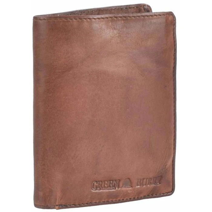 Greenburry Geldbörse Vintage Washed 2921-24, Echt Leder, Münzfach, Druckknopf, Rotbraun 3 Greenburry Geldbörse Vintage Washed 2921-24, Echt Leder, Münzfach, Druckknopf, Rotbraun