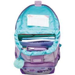 Herlitz Schulranzen UltraLight Plus Rainbow Feathers, 50037698, Für Mädchen, Lila / Türkis, 4-tlg. Set -Eastpak Shop 28525df356cc9ae14b559fccceaa7adf10c1806b schulranzen herlitz ultralight plus rainbow