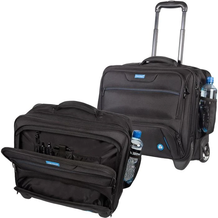 LightPak Business-Trolley RPET 46215, Polyester, Mit Laptopfach, Schwarz, 30L 7 LightPak Business-Trolley RPET 46215, Polyester, Mit Laptopfach, Schwarz, 30L – Bild 5