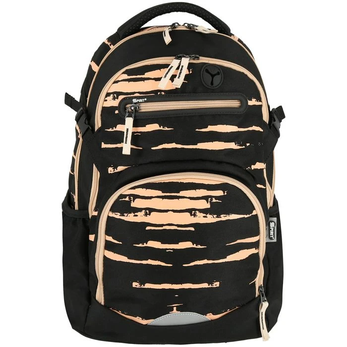 Spirit Schulrucksack Stinger 32, TTS 409121, Unisex, Schwarz / Beige 6 Spirit Schulrucksack Stinger 32, TTS 409121, Unisex, Schwarz / Beige – Bild 4