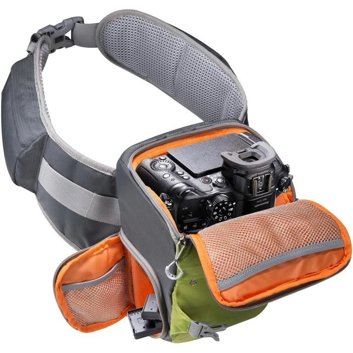 Mantona Kameratasche ElementsPro 10, Nylon, Hüftgurt, Regenhülle, Grün 5 Mantona Kameratasche ElementsPro 10, Nylon, Hüftgurt, Regenhülle, Grün – Bild 3