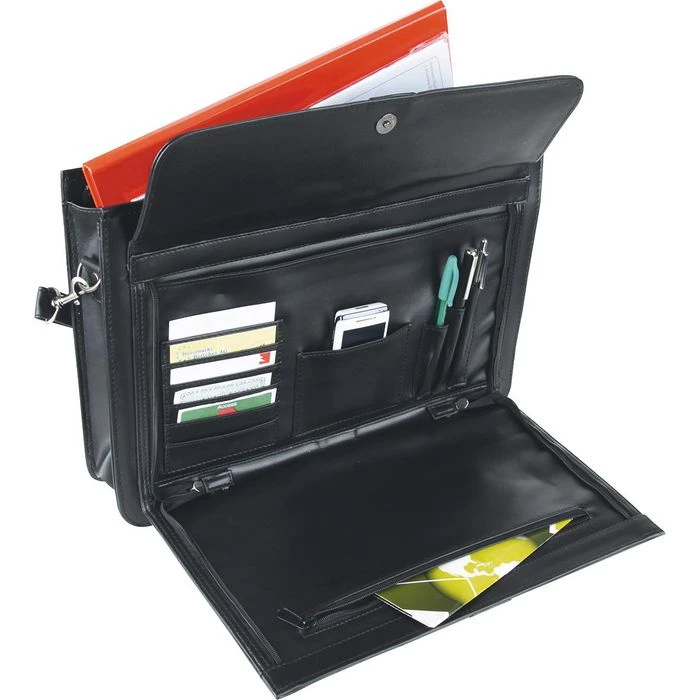 Alassio Aversa 41024 Aktentasche Schwarz 4 Alassio Aversa 41024 Aktentasche Schwarz – Bild 2