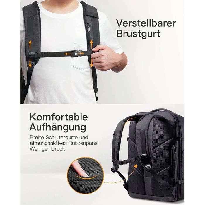 Inateck Laptop-Rucksack BP03006, Bis 17,3 Zoll / 43,94 Cm, Polyester 8 Inateck Laptop-Rucksack BP03006, Bis 17,3 Zoll / 43,94 Cm, Polyester – Bild 6