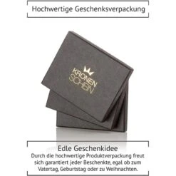 Kronenschein Geldbörse GKM-03, Kunstleder, Schwarz, Slim Wallet Herren RFID Schutz Kompaktes Münzfach -Eastpak Shop 3448122c4f3a4e977bec4e60e2fee84a8047340a geldboerse kronenschein gkm 03 kunstleder schwarz