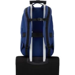 AmericanTourister Laptop-Rucksack Upbeat M, Bis 15,6 Zoll / 39,6cm, Polyester, Blau -Eastpak Shop 354b876302bbcb5d6748ad07b0c3ab337d28dedb laptop rucksack americantourister upbeat m