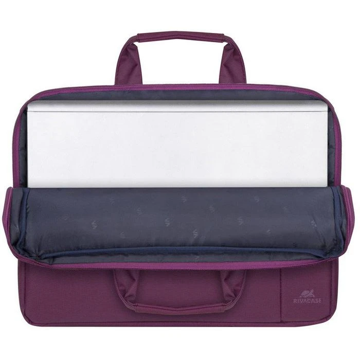 Rivacase Laptoptasche Central 8231 Purple, Bis 15,6 Zoll / 39,6 Cm Laptops, Polyester 4 Rivacase Laptoptasche Central 8231 Purple, Bis 15,6 Zoll / 39,6 Cm Laptops, Polyester – Bild 2