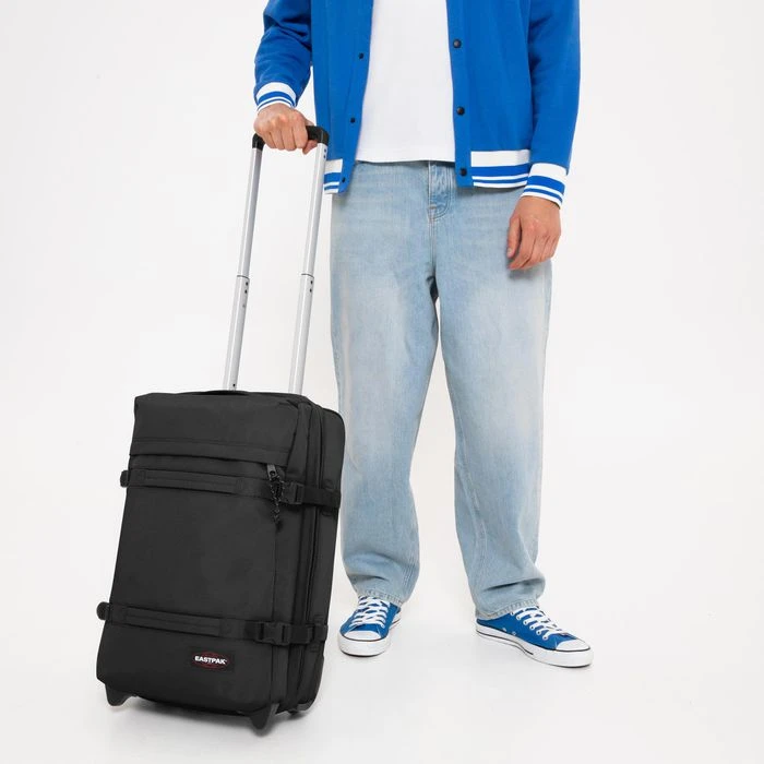 Eastpak Reisekoffer Transit'R S Weichschale, Trolley, 2 Rollen, Schwarz, 42L, 51cm, Größe S 8 Eastpak Reisekoffer Transit'R S Weichschale, Trolley, 2 Rollen, Schwarz, 42L, 51cm, Größe S – Bild 6