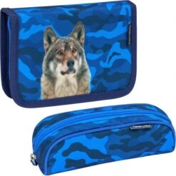 Belmil Schulranzen Compact Alpha Wolf 405-41, Für Jungen, Blau, 4-teiliges Set -Eastpak Shop 3c99d770308104a253de9cd1cd99bb5dc157f4f9 schulranzen belmil compact alpha wolf 405 41
