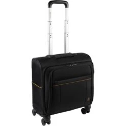 Exacompta Business-Trolley Exactive, 18834E, Polyester, Mit Laptopfach, Schwarz, 46L