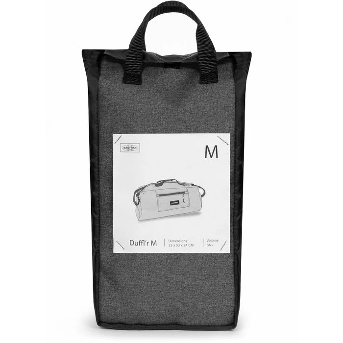 Eastpak Reisetasche Duffl'R M, Polyester, Dunkelgrau, 36 Liter, 53cm, Größe S 9 Eastpak Reisetasche Duffl'R M, Polyester, Dunkelgrau, 36 Liter, 53cm, Größe S – Bild 7