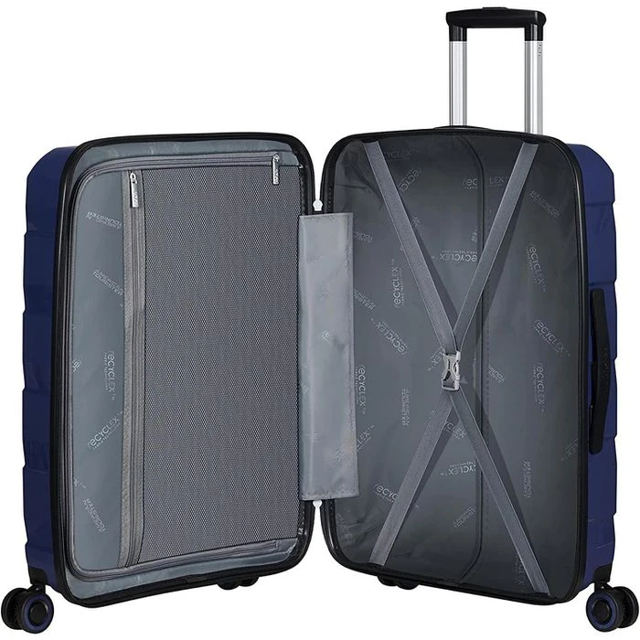 AmericanTourister Reisekoffer Air Move Spinner, Hartschale, 4 Rollen, Blau, 61L, 66cm, Größe L 4 AmericanTourister Reisekoffer Air Move Spinner, Hartschale, 4 Rollen, Blau, 61L, 66cm, Größe L – Bild 2