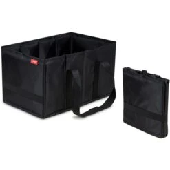 Achilles Einkaufskorb Smart-Box, Faltbar, Schwarz, 37 X 23 X 21cm