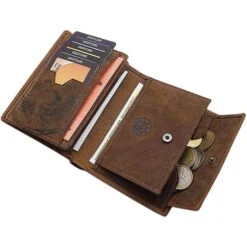 Böttcher-AG Geldbörse 1223, Echt Leder, RFID Schutz, Münzfach, Druckknopf, Braun 10 Böttcher-AG Geldbörse 1223, Echt Leder, RFID Schutz, Münzfach, Druckknopf, Braun -Eastpak Shop 4163bfee26f9ac7b40fee2c7a0e55154bc070248 geldboerse boettcher ag 1223 echt leder