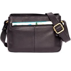 Almadih Umhängetasche Aya, Damen, Echt Leder, 23 X 16 X 8cm, Schwarz -Eastpak Shop 42410cdd1691da016f590fc6fb94678f94d0b262 umhaengetasche almadih aya damen