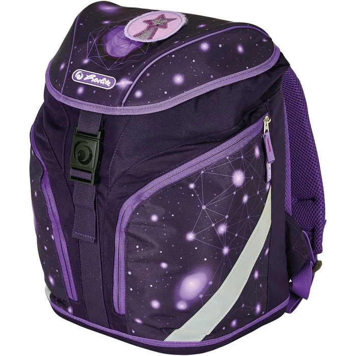 Herlitz Schulrucksack SoftLight Plus Space Girl, 50037568, Für Mädchen, Lila, 5-teiliges Set 4 Herlitz Schulrucksack SoftLight Plus Space Girl, 50037568, Für Mädchen, Lila, 5-teiliges Set – Bild 2