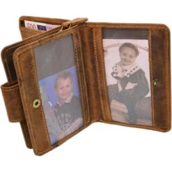 Greenburry Geldbörse Vintage 1704-25, Echt Leder, Damen, Münzfach, Druckknopf, Braun -Eastpak Shop 45b3684fc6da92130cfdbb9e0c8ca6d7618915f3 geldboerse greenburry vintage 1704 25 echt leder