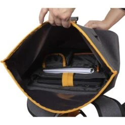 Alternative view of Exacompta Rucksack Exactive Young, 17834E, Roll-Top, Grau, Laptopfach, Polyurethan, 22L, 48cm