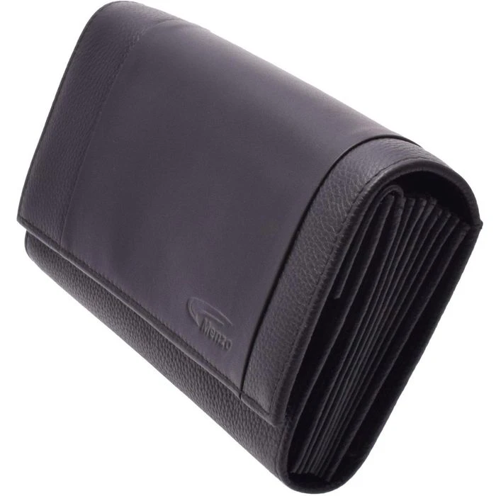 Menzo Kellnerbörse 916, Schwarz, Echt Rindsleder, 18,4 X 10,4cm 5 Menzo Kellnerbörse 916, Schwarz, Echt Rindsleder, 18,4 X 10,4cm – Bild 3