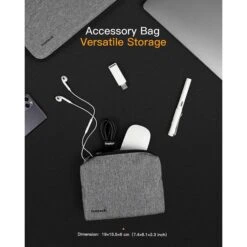Alternative view of Inateck Laptophülle LB01007-13, Polyester, Grau, Bis 33,78 Cm / 13,3 Zoll