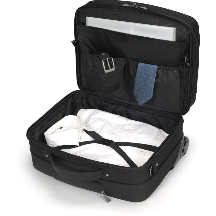 Dicota Business-Trolley Eco Multi Roller PRO D30924-RPET, Recyceltes PET, Mit Laptopfach, Schwarz, 27,5L 5 Dicota Business-Trolley Eco Multi Roller PRO D30924-RPET, Recyceltes PET, Mit Laptopfach, Schwarz, 27,5L – Bild 3