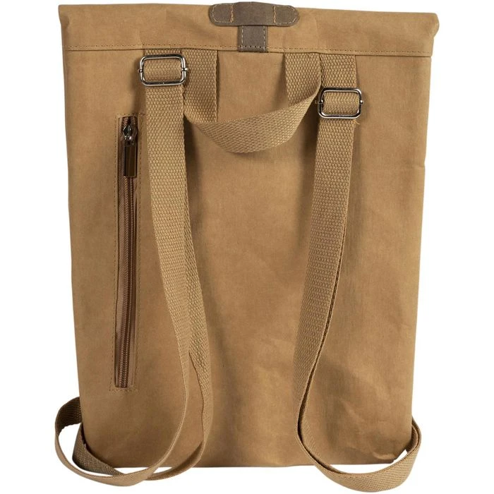 Exacompta Rucksack Eterneco 17640E, Roll-Top, Braun, Laptopfach, Papier, 17L, 43cm 5 Exacompta Rucksack Eterneco 17640E, Roll-Top, Braun, Laptopfach, Papier, 17L, 43cm – Bild 3