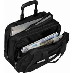 Alternative view of Dermata Business-Trolley Office Case 3479NY, Nylon, Mit Laptopfach, Schwarz, 29L