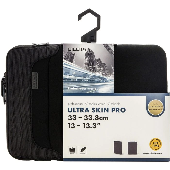 Dicota Laptophülle Ultra Skin Pro, D31097, Neopren, Schwarz, Bis 33,78 Cm / 13,3 Zoll 6 Dicota Laptophülle Ultra Skin Pro, D31097, Neopren, Schwarz, Bis 33,78 Cm / 13,3 Zoll – Bild 4