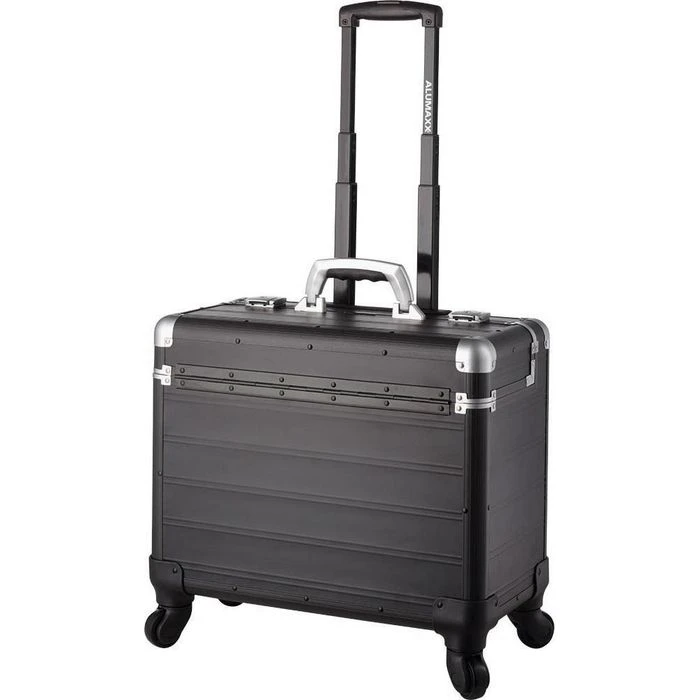 Alumaxx Pilotenkoffer Pandora 45169, Trolley, Aluminium, Mit Laptopfach, Schwarz 3 Alumaxx Pilotenkoffer Pandora 45169, Trolley, Aluminium, Mit Laptopfach, Schwarz