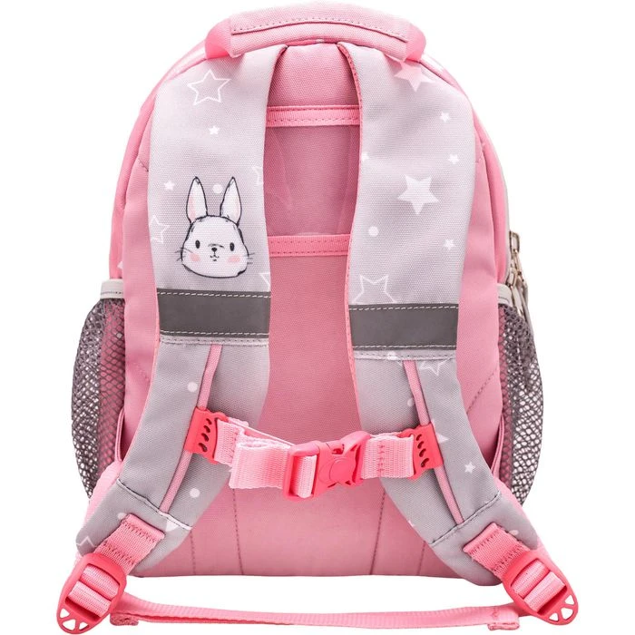 Belmil Kinderrucksack Mini Kiddy Woodland Rabbit, 305-9, Rosa / Grau, 1-3 Jahre, 6,5 Liter, 260g 6 Belmil Kinderrucksack Mini Kiddy Woodland Rabbit, 305-9, Rosa / Grau, 1-3 Jahre, 6,5 Liter, 260g – Bild 4